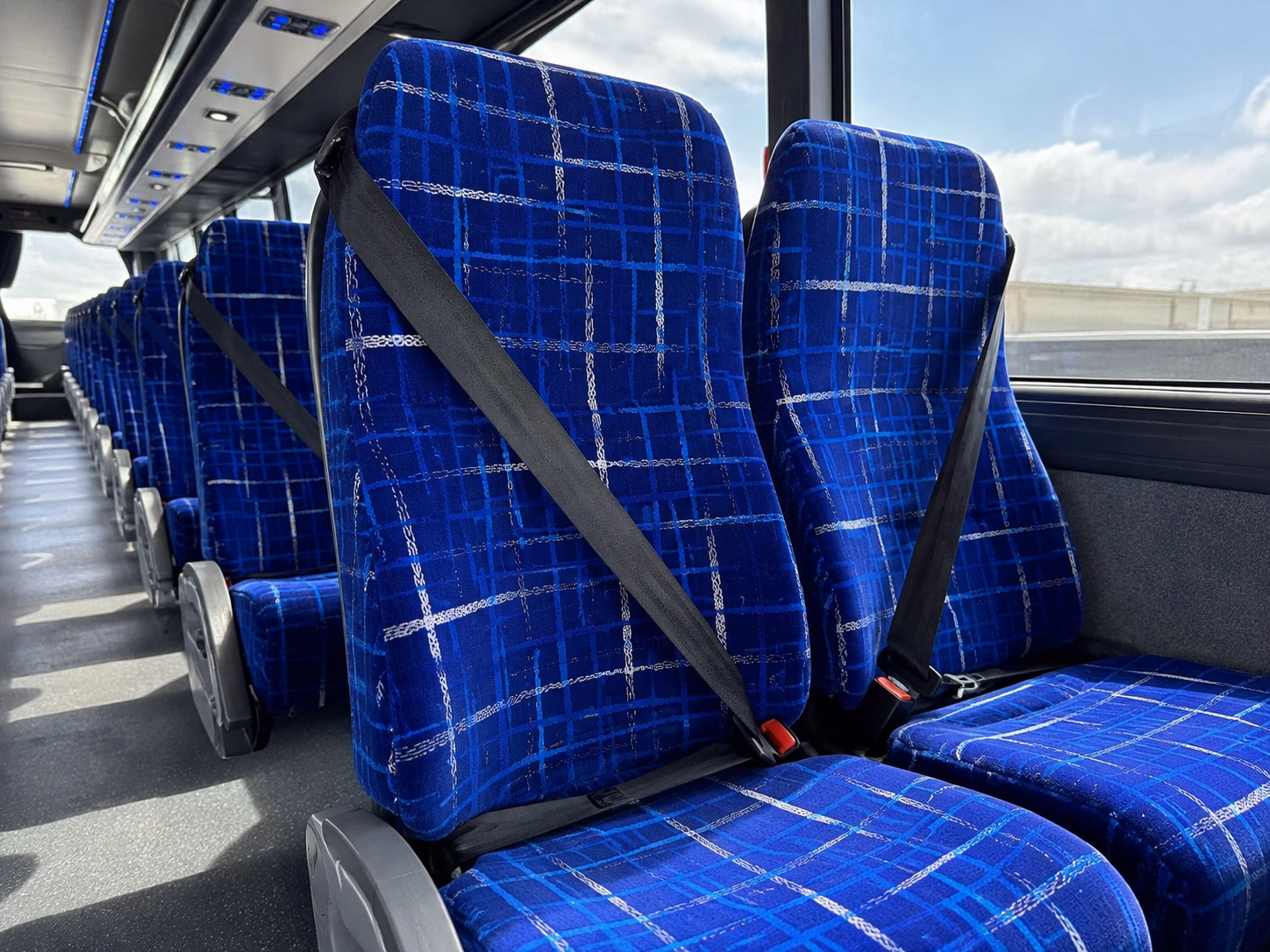 los angeles event transportation with a private charter bus in los angeles