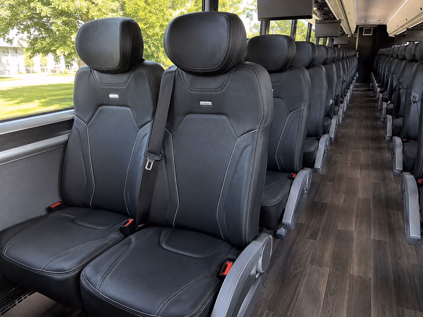 montebello charter bus interior