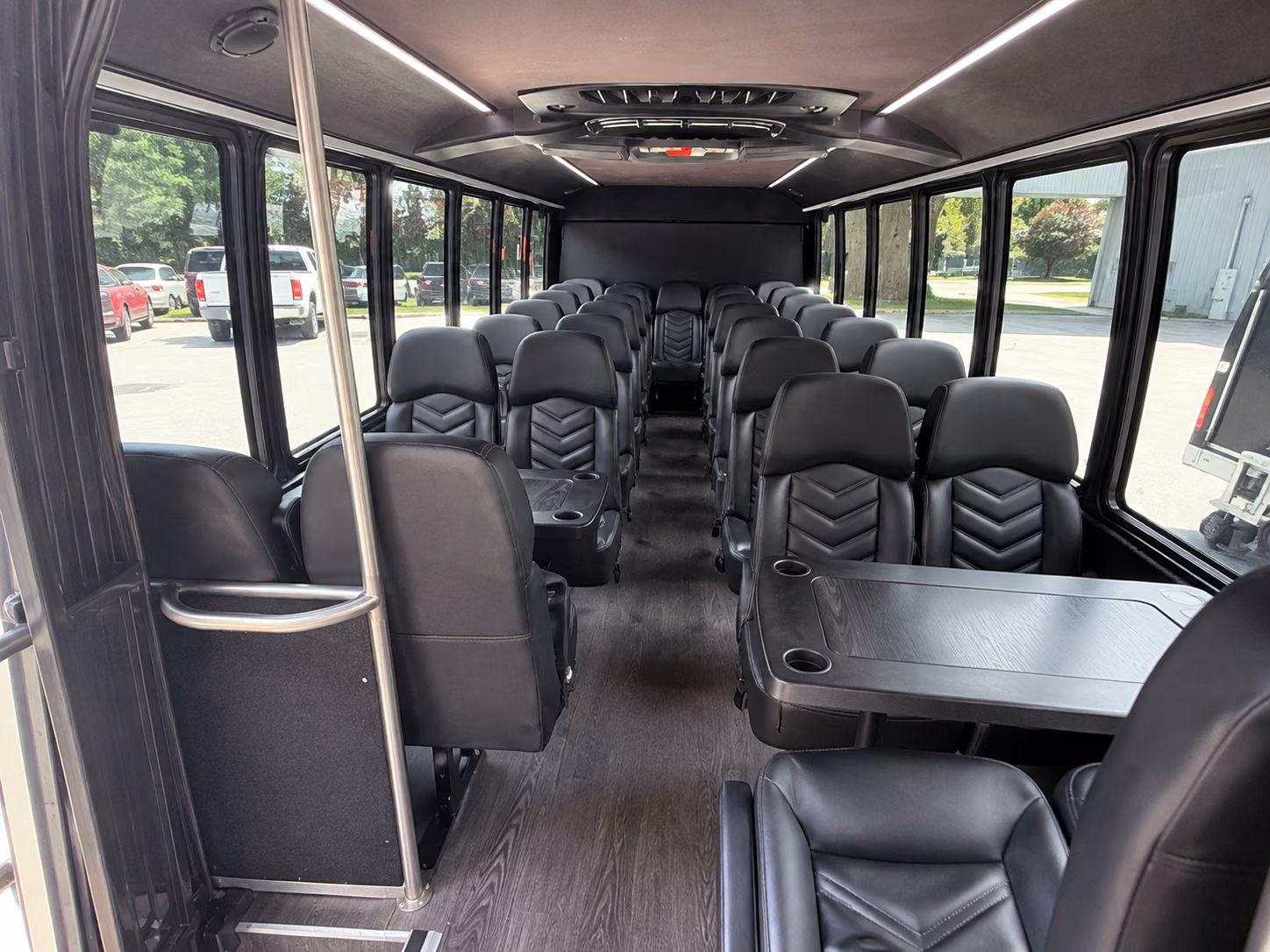montebello employee transportation onboard seating