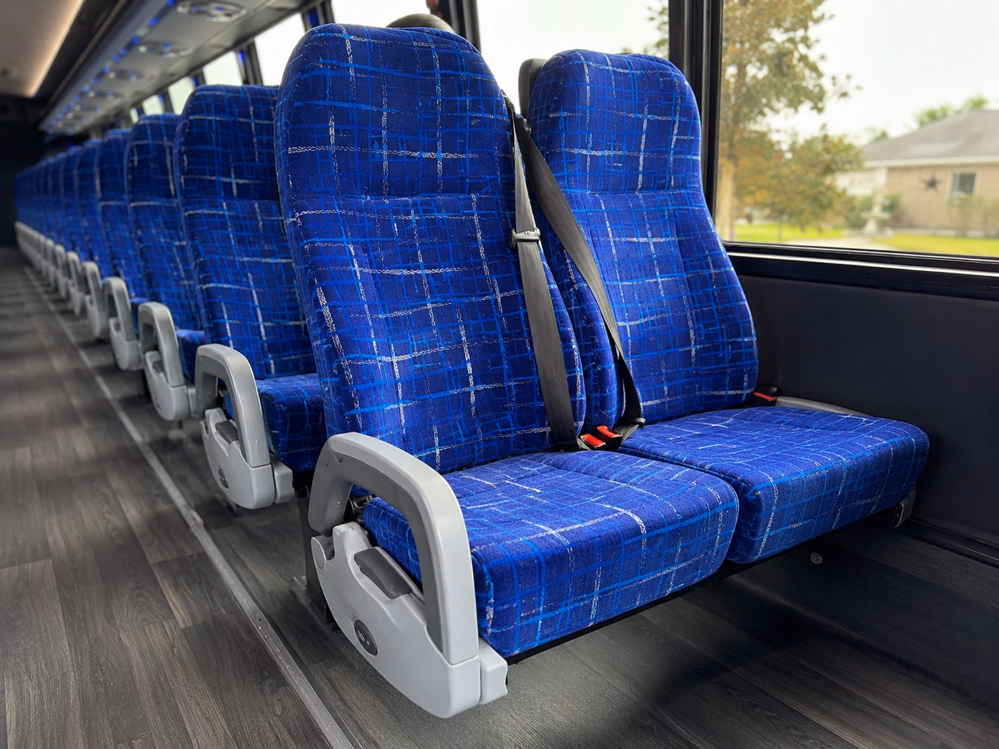 montebello private event transportation onboard seating