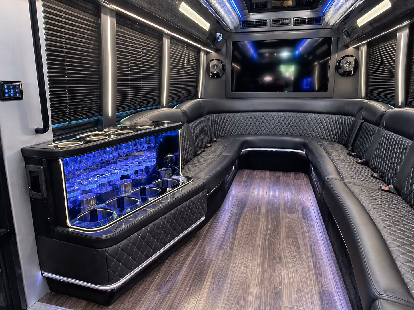 montebello sporting event party bus rental