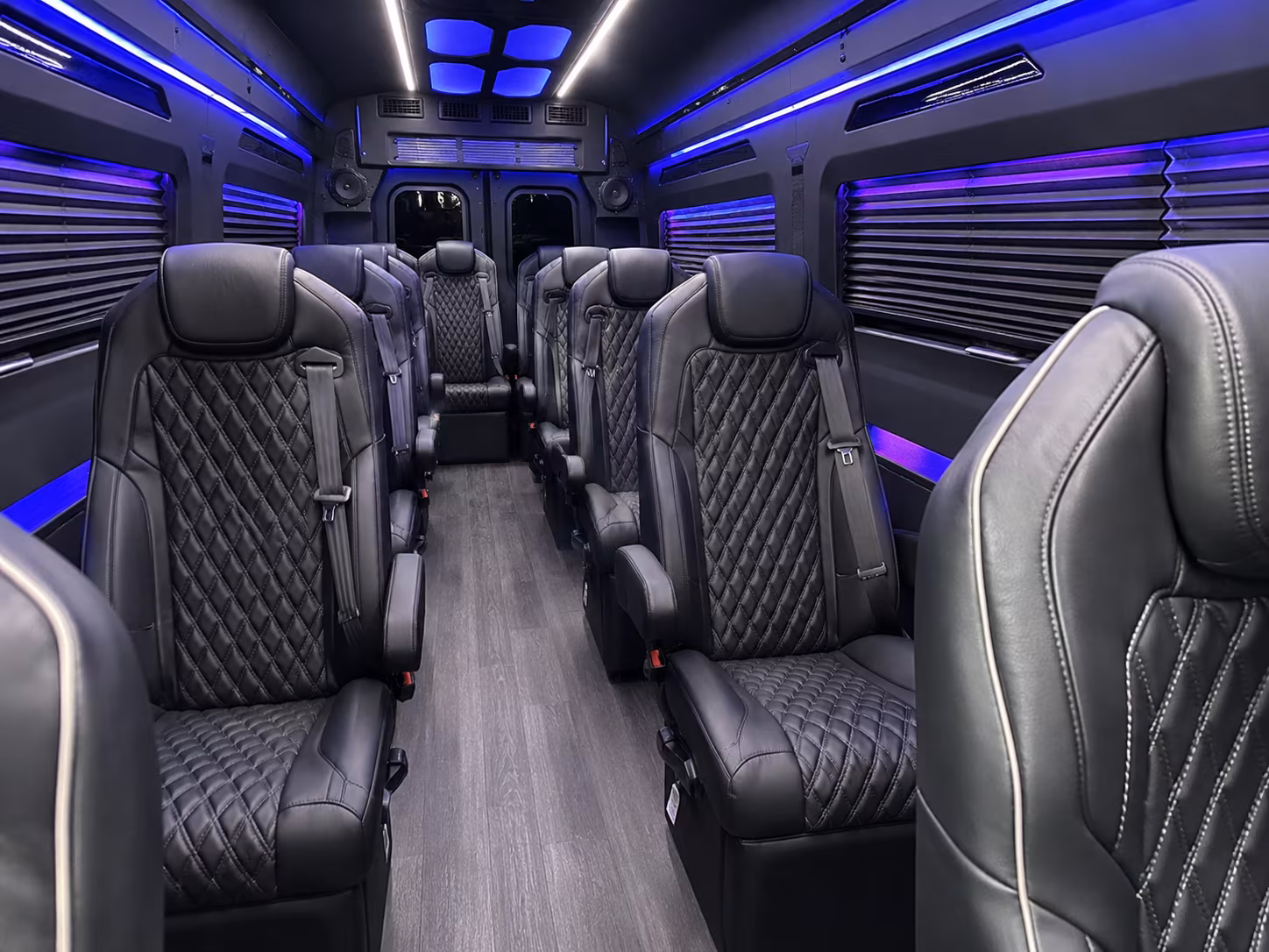 montebello wedding transportation onboard seating