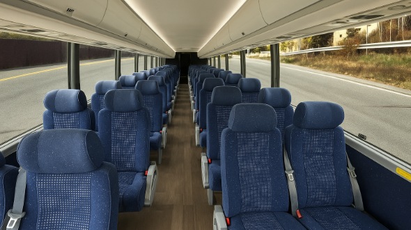 Interior of Charter Bus Company Pico Rivera's 20 Passenger Mini bus in Pico Rivera