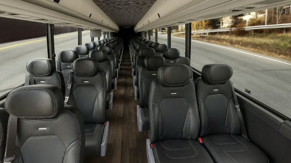 montebello 18 passenger minibus inside