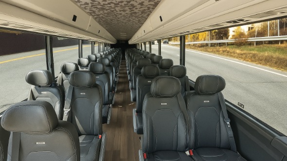 montebello 20 passenger minibus inside
