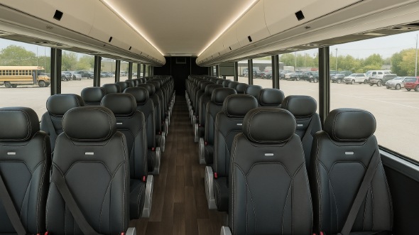 montebello 28 passenger minibus inside