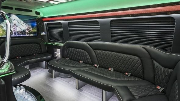 montebello sprinter limo rental inside